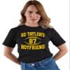 4X-Large Black Mens Go Taylor's Boyfriend Funny Football T-Shirt view 3