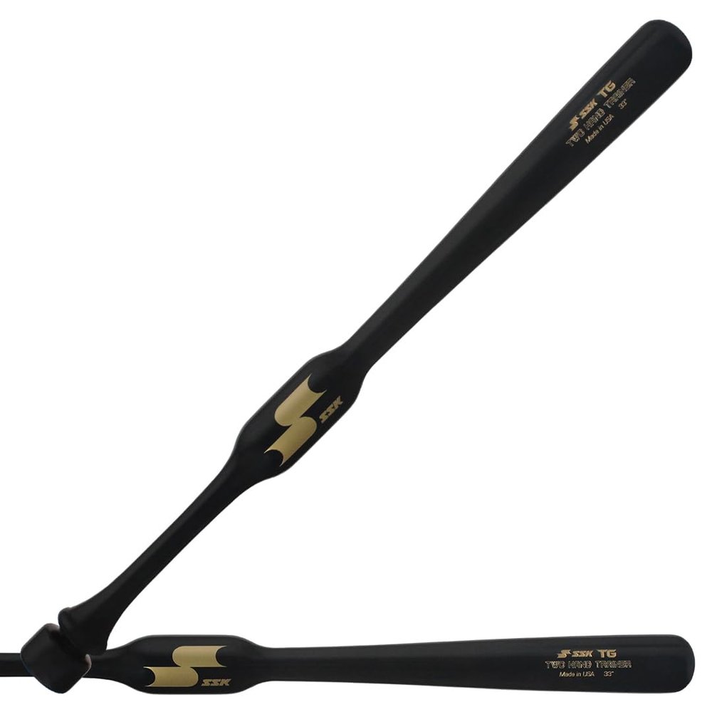 SSK Training Gear Two Hand Baseball Training Bat - Baseball Hitting Trainer for Strength & Speed (34")