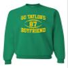 XX-Large Kelly Mens Go Taylor's Boyfriend Funny Football Sweatshirt Crewneck view 1
