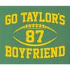 XX-Large Kelly Mens Go Taylor's Boyfriend Funny Football Sweatshirt Crewneck view 2