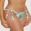 BECCA by Rebecca Virtue Women's Standard Isla Verde Reversible Tie Side Bikini Bottom, Tropical Print, Cheeky Coverage, Swimwear Separates, Multicolor view 2