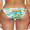 BECCA by Rebecca Virtue Women's Standard Isla Verde Reversible Tie Side Bikini Bottom, Tropical Print, Cheeky Coverage, Swimwear Separates, Multicolor view 3