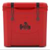Grizzly 45 Cooler | 45 qt Ice Chest Durable Rotomolded Insulated | Made in The USA | Warranty for Life | for Beach Boat Camping Fishing Hunting | G45 | Red view 1