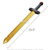Munetoshi 24 Foam Golden Battle Sword Adventure Fantasy Cosplay Costume Prop view 3