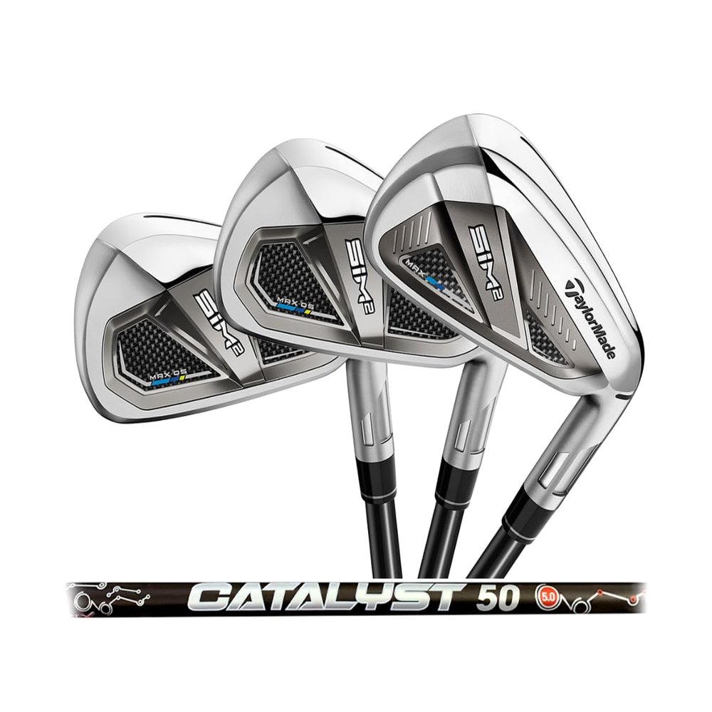 Build a Custom TaylorMade Sim 2 Max OS Iron (#8, Catalyst Black Regular)