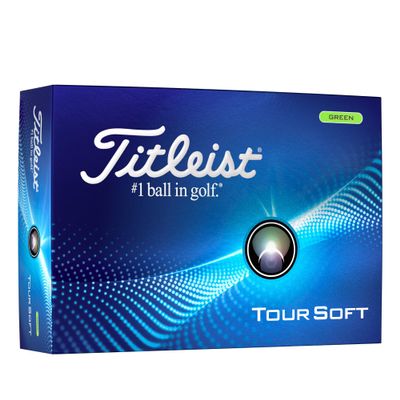 Titleist Tour Soft Prior Generation Golf Balls, Glossy Green (One Dozen)