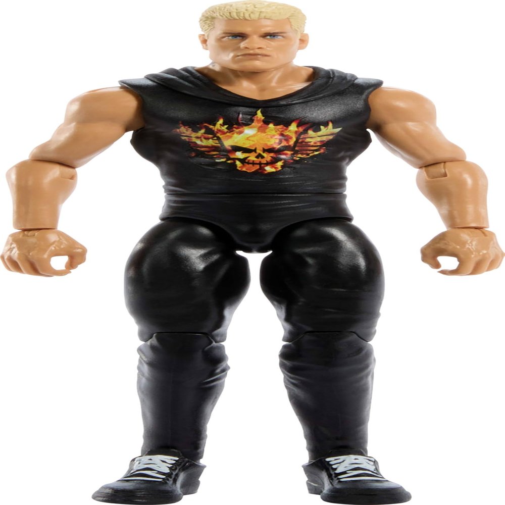 Mattel WWE Action Figure, 6-inch Collectible Cody Rhodes with 10 Articulation Points & Life-Like Look