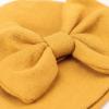 BQUBO Newborn Baby Girls Hats Mittens Set Hospital Hat Beanie Infant Bow Hats Baby Cotton Gloves No Scratch Mittens for 0-6 Months view 3
