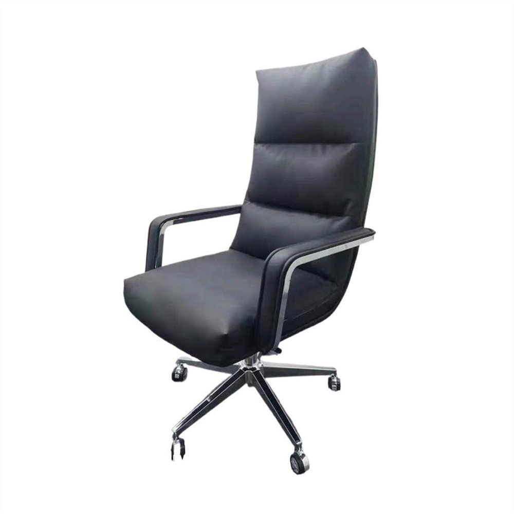 Ergonomic Office Chair Office Chair Comfortable Sedentary Modern Chair Office Chair Computer Chair Lunch Break Reclining Chair Desk Chair (Color : Black)