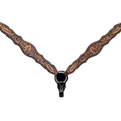 BAR H EQUINE Genuine Western American Leather Horse Breast Collar