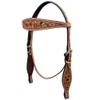 BAR H EQUINE Genuine Western American Leather Horse Headstall view 1