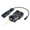 Metal PEST4 Box Visable Laser Sight,with IR Laser + Red/Green/Blue Laser Sight,with Pressure Switch,4-Level Laser Brightness,for 20mm Rail,Black (Green Laser) view 1