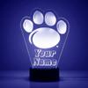 Custom Penn State University Nittany Lions College Mascot LED Sign Night Light Lamp with Remote and Personalized Name or Image, Officially Licensed from The CLC by Mirror Magic Gifts, Made in The USA view 1