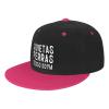 Hoteiles Quietas Perras Tengos Novia Flat Bill Hats Snapback Hat Brim Baseball Cap for Men Adjustable,White view 1