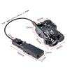 Metal PEST4 Box Visable Laser Sight,with IR Laser + Red/Green/Blue Laser Sight,with Pressure Switch,4-Level Laser Brightness,for 20mm Rail,Black (Blue Laser) view 2