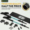 100% Carbon Fiber Trekking Poles by USA Brand - Ultra Strong Lightweight Collapsible Hiking Poles with Cork and EVA Foam Grips & Quick Adjustable Flip Locks view 2