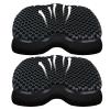 ohaayoo Kayak Seat Cushion, Thicken Anti Slip Waterproof Gel Kayak Seat, Portable Canoe Rowing Rubber Dinghy Pad for Stadium Sit in Kayak Inflatable Fishing Kayak Canoe Kayak Accessories (2pcs/Black) view 1