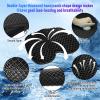 ohaayoo Kayak Seat Cushion, Thicken Anti Slip Waterproof Gel Kayak Seat, Portable Canoe Rowing Rubber Dinghy Pad for Stadium Sit in Kayak Inflatable Fishing Kayak Canoe Kayak Accessories (2pcs/Black) view 3