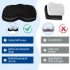 ohaayoo Kayak Seat Cushion, Thicken Anti Slip Waterproof Gel Kayak Seat, Portable Canoe Rowing Rubber Dinghy Pad for Stadium Sit in Kayak Inflatable Fishing Kayak Canoe Kayak Accessories (2pcs/Black) view 4