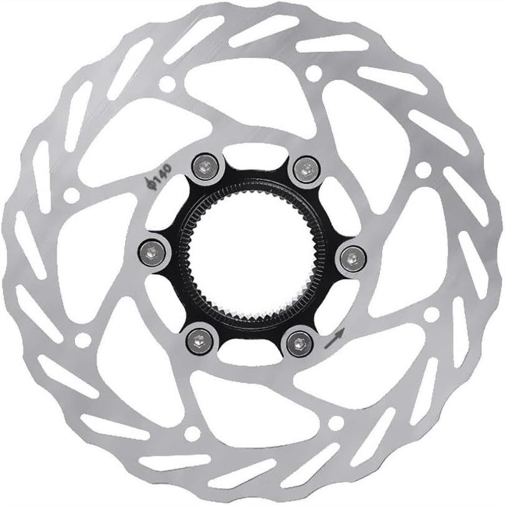 140mm 160mm 180mm Bike Center Lock Disc Brake Rotor Centerlock Rotor Stainless Steel Fit For Road Bike Mountain Bike (Size : 160mm)