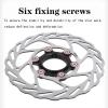 140mm 160mm 180mm Bike Center Lock Disc Brake Rotor Centerlock Rotor Stainless Steel Fit For Road Bike Mountain Bike (Size : 160mm) view 2