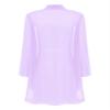 Lorilida Women's Chiffon Pants Suits 3 Pieces Mother of The Bride Cocktail Party Evening Outfit Cardigan Lavender XX-Large view 2