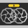 160mm 180mm 203mm Mountain Bike Disc Brake Rotor Bicycle Stainless Steel Brake Disc 6 Bolts Rotors For view 4