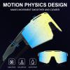 OULAIQI Cycling Sunglasses for Cycling Men Women Baseball Glasses 1 Lens view 2