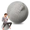 AOLIAZMAX Yoga Ball Cover - Pilates Exercise Yoga Ball Cover, Anti Scratch Exercise Ball Cover with Handle for 55/65/75cm Birthing Ball, Stability Ball, Balance Ball (Without Ball) view 1