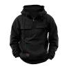 Tactical Sweatshirt Quarter Zip Cargo Pullover Hoodies Vintage Workout Clothes Outdoor Winter Jackets view 1