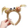 IOSIX Sanfu Ugly Baby Headband Love Autumn and Winter New Headband Girl Dopamine Cartoon Fried Christmas Plush Headband view 2