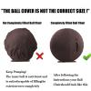 AOLIAZMAX Yoga Ball Cover - Pilates Exercise Yoga Ball Cover, Anti Scratch Exercise Ball Cover with Handle for 55/65/75cm Birthing Ball, Stability Ball, Balance Ball (Without Ball) view 3