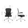 Ergonomic Office Chair Simple Home Computer Chair Study Office Chair Comfortable Backrest Ergonomic Chair Lift Desk Armchair Desk Chair (Color : Black) view 2