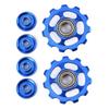 HEALEEP 2pcs Aluminum Alloy Rear Derailleur Pulley for Mountain Bikes Replacement Parts Easy to Install Blue Design view 2