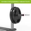 Kipika Weight Plate Holder for 3x3 Power Rack - Heavy Duty Steel Storage Rack for Olympic 2" Weight Plates - Fits 3x3 Power Rack with 1" or 5/8" Hole - Holds up to 300 lbs. per Rack - Set of 2 view 3