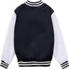 Icibgds Kids Baseball Jacket Letter Print Boys Girls Varsity Coat Casual Lightweight School Uniform With Button view 4