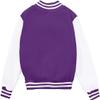 Icibgds Kids Baseball Jacket Letter Print Boys Girls Varsity Coat Casual Lightweight School Uniform With Button view 3