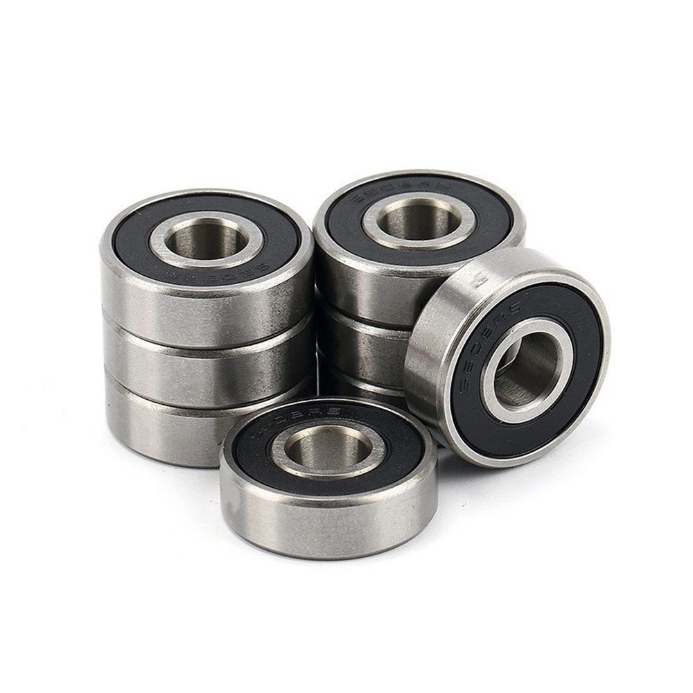 WEIWEIBEIER S608-2RS Stainless Steel Skate Bearings 8x22x7mm Inline Roller Speed Skate Skateboard Longboard Scooter Bearing 608 (Size : 8pcs s608-2rs)
