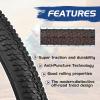 29"x2.125" inch Mountain Bike Tires 29 inch Bike tire 2 Pack 29 inch Mountain Bike tire for MTB Mountain Bicycle,Black view 3