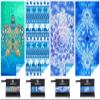 4 Pack Microfiber Thin Lightweight Beach Towel Sand Free Quick Dry Absorbent Compact Towels for Swimming Pool Camping Beach Accessories Large Easy Pack Travel Things for Vacation Essentials Adult Gift view 1