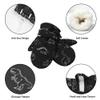 Fynnsure Toddler Mittnes Lined Fleece Snow Gloves for Boys Girls Winter Kids Gloves Baby Mittens Black 2-4 Years view 4