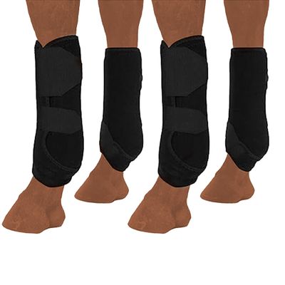 CATPAN Horse Boots Set of 4, Front Hind Horse Leg Wraps, Horse Riding Boots, Splint Boots for Horses, Horse Sport Boots,Protection Gears for Equestrian Accessories,4 Pack