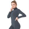 Liang Rou Women's Mock Turtleneck Ultrathin Long Sleeve Thermal Baselayer Undershirt Top Iron Grey X-Large view 4