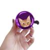 WIRESTER Purple Aluminum Round Bike Bell, Classic Ring Bicycle Bell, Bike Accessories Bell Ring for Adults Kids Girls Boys - Orange Tabby Kitten Cat view 4