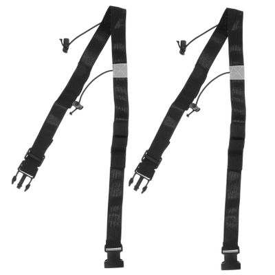 BRIGHTFUFU 2pcs Reflective Race Number Belt Bib Holder for Running and Cycling Lightweight Elastic Waistband for Safety for Marathons and Outdoor Events