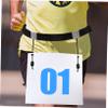 BRIGHTFUFU 2pcs Reflective Race Number Belt Bib Holder for Running and Cycling Lightweight Elastic Waistband for Safety for Marathons and Outdoor Events view 4