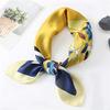 GLigeT Scarf Women Silk Scarf Pattern Neck Hair Band Foulard Square Head Tie Print Scarves Chunky Oversized Winter/Fall (Color : A) view 4