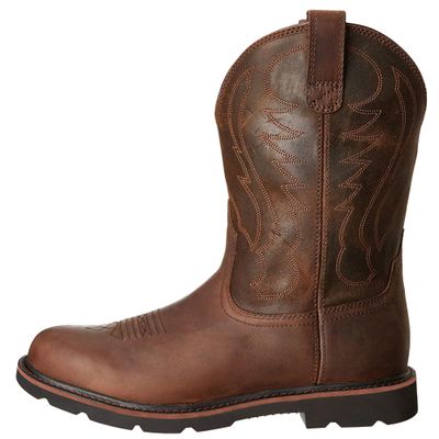 Jueshanzj Men's Boots Western Cowboy Boots Brown 11