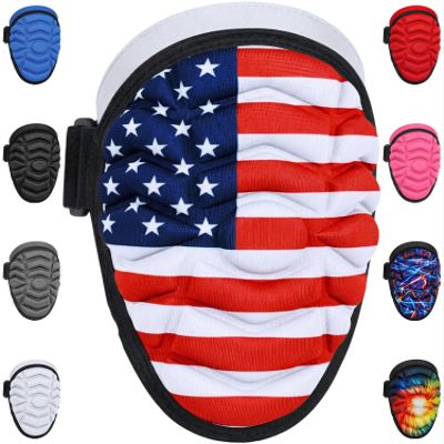Exxact Sports Defender Baseball Elbow Guard, Batters Softball Elbow Guard Baseball Youth & Adult with Adjustable Straps - (USA Flag, ASM)