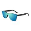 FEISEDY Trendy Rimless Mirrored One Piece Lens Sunglasses Reflective Sun Glasses B4155 view 1
